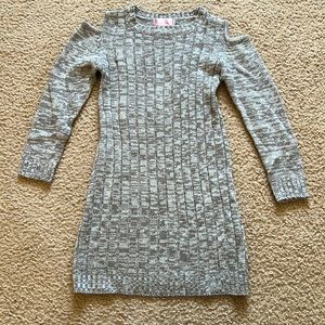 Little Girl’s Cutout Sweater Dress